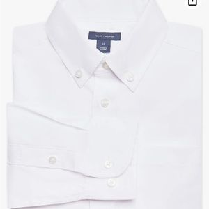 Tommy Hilfiger, white button down dress shirt, boys size 16 great condition!
